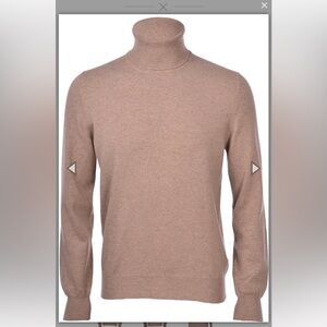 NEW Men’s Luxury Camel Cashmere Turtleneck size XXL made in Italy NWOT pricefirm